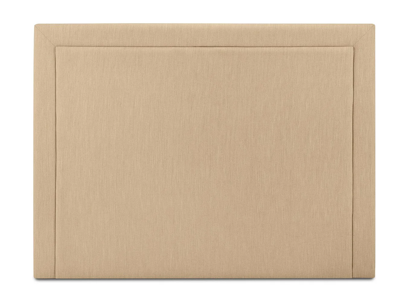 CXL by Christian Lacroix - Tête de lit "Marie" 140x120cm en tissu structurel beige - 140x8x120cm