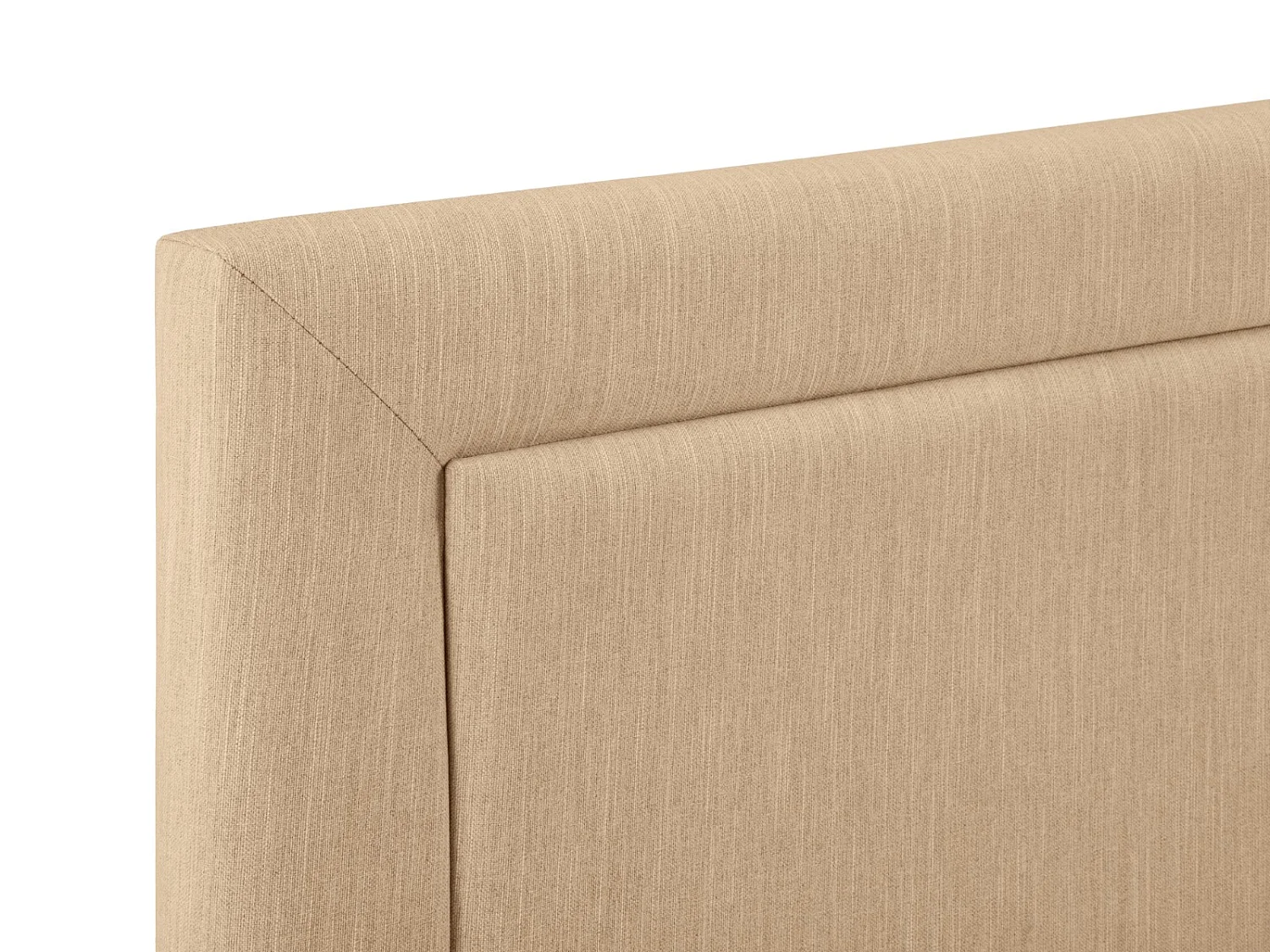 CXL by Christian Lacroix - Tête de lit "Marie" 140x120cm en tissu structurel beige - 140x8x120cm