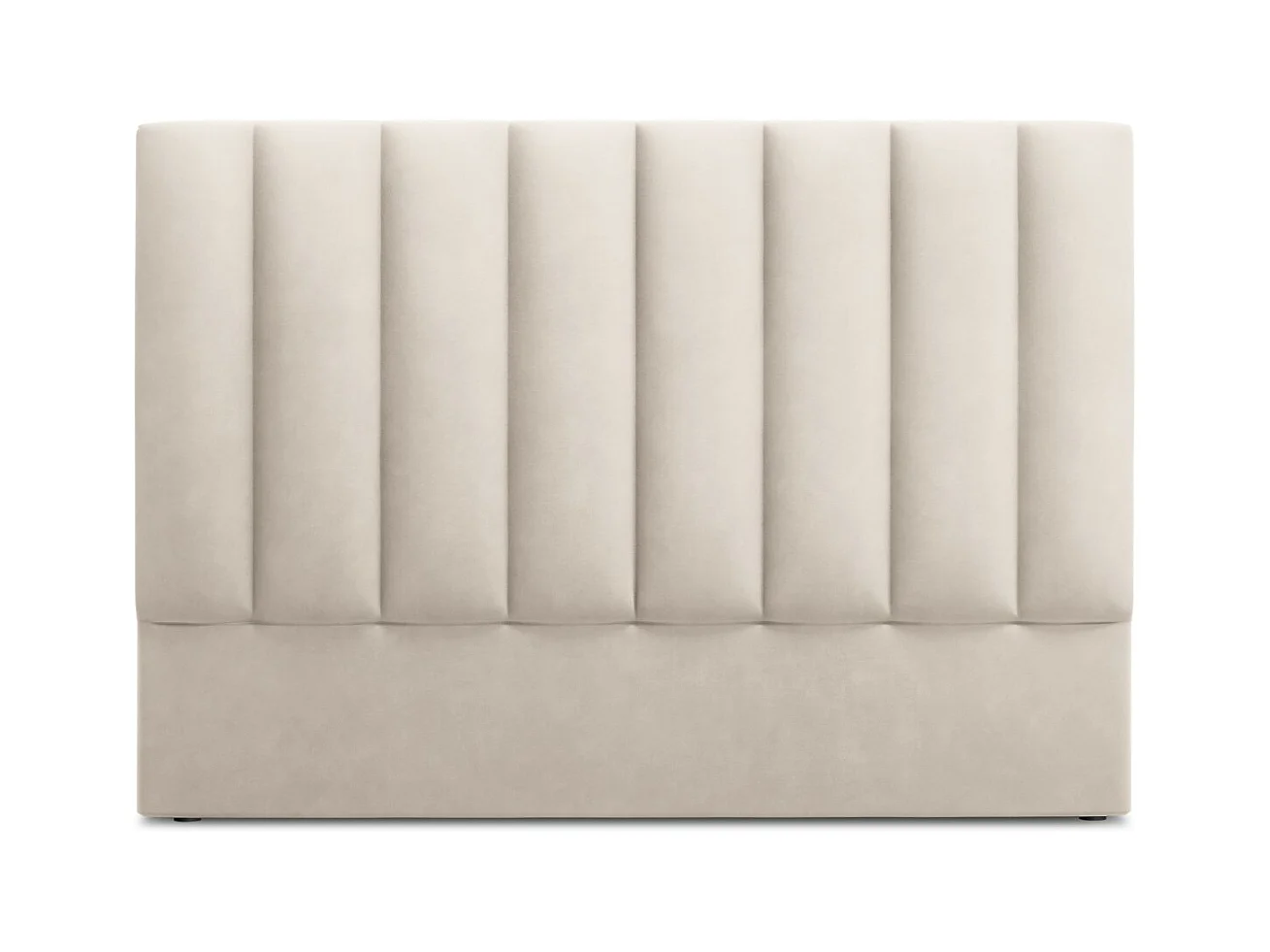 CXL by Christian Lacroix - Hoofdeinde "Camargue" 160x120cm, Flueel, Lichtbeige - 160x8x120cm