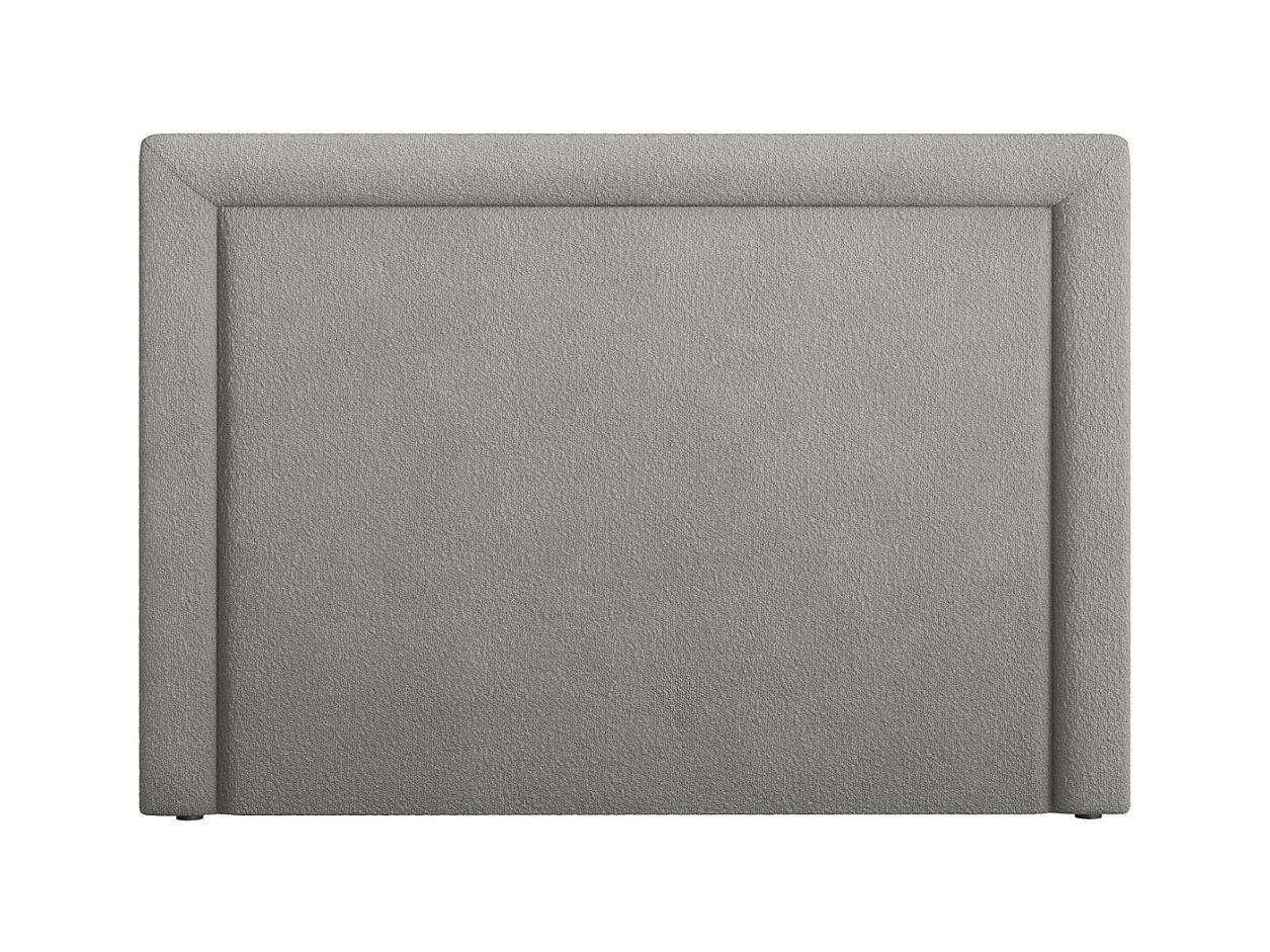 CXL by Christian Lacroix - Tête de lit "Marie" 140x120cm en bouclé gris - 140x8x120cm