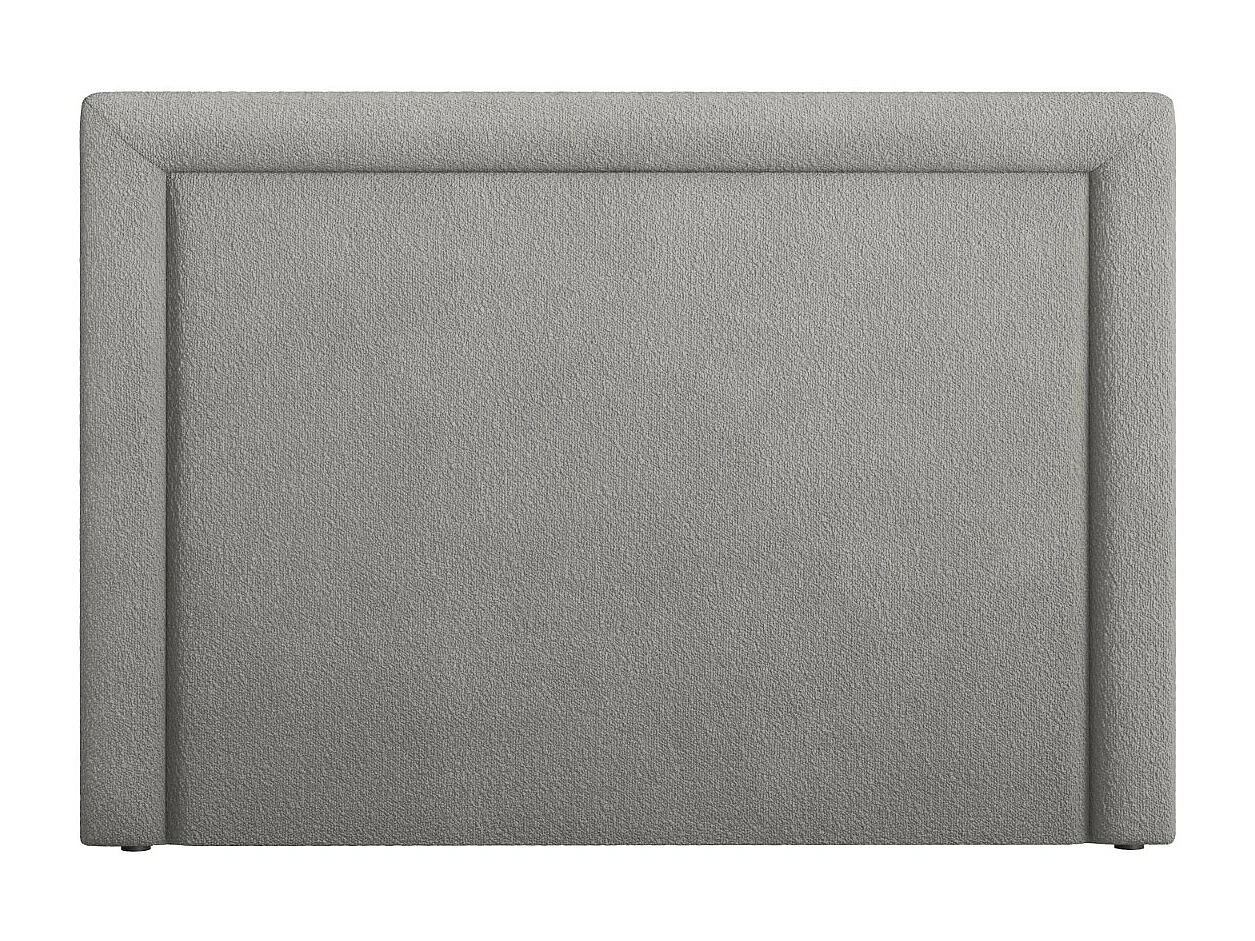 CXL by Christian Lacroix - Tête de lit "Marie" 140x120cm en bouclé gris - 140x8x120cm