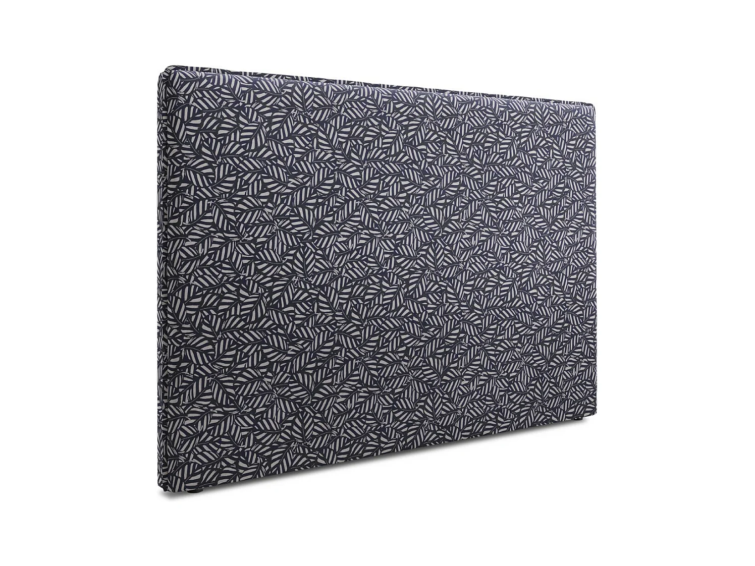 CXL by Christian Lacroix - Tête de lit "Provence" 200x120cm en velours motif bleu marine - 200x8x120cm