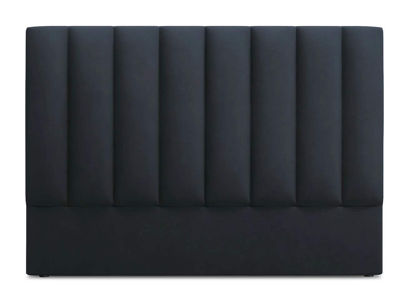 CXL by Christian Lacroix - Tête de lit "Camargue" 160x120cm en velours bleu foncé - 160x8x120cm