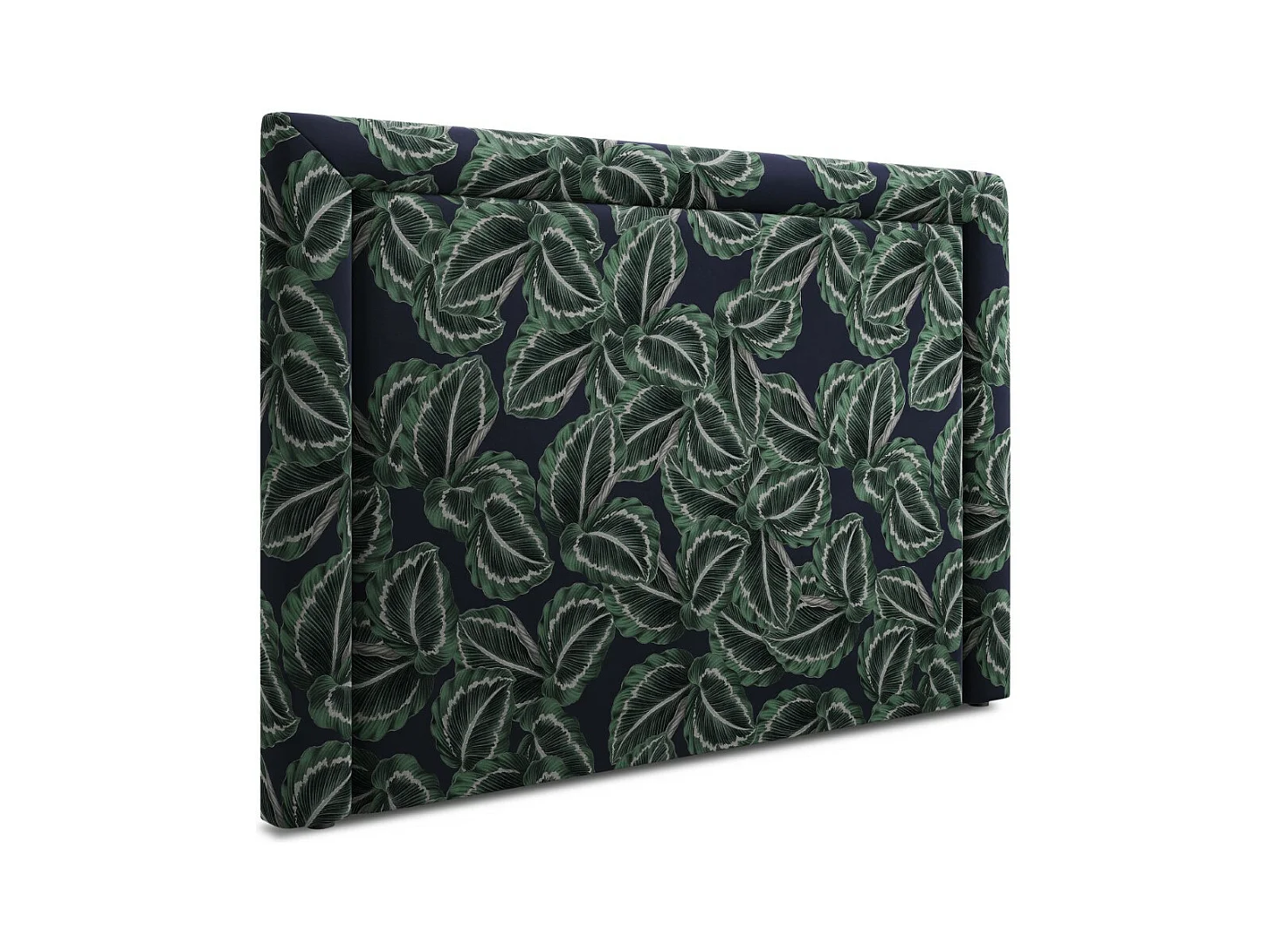 CXL by Christian Lacroix - Tête de lit "Marie" 140x120cm en velours motif de la jungle - 140x8x120cm