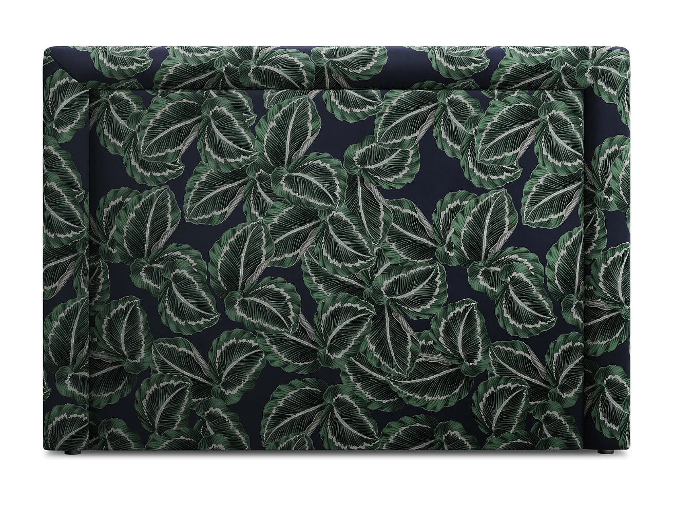 CXL by Christian Lacroix - Tête de lit "Marie" 140x120cm en velours motif de la jungle - 140x8x120cm