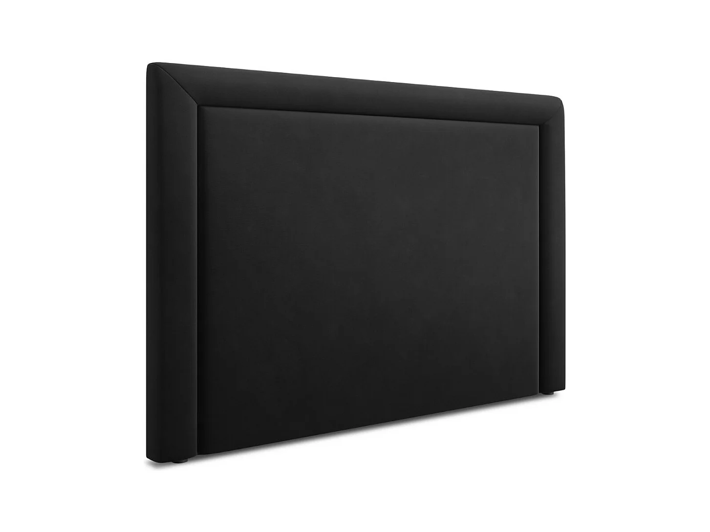 CXL by Christian Lacroix - Tête de lit "Marie" 160x120cm en velours noir - 160x8x120cm