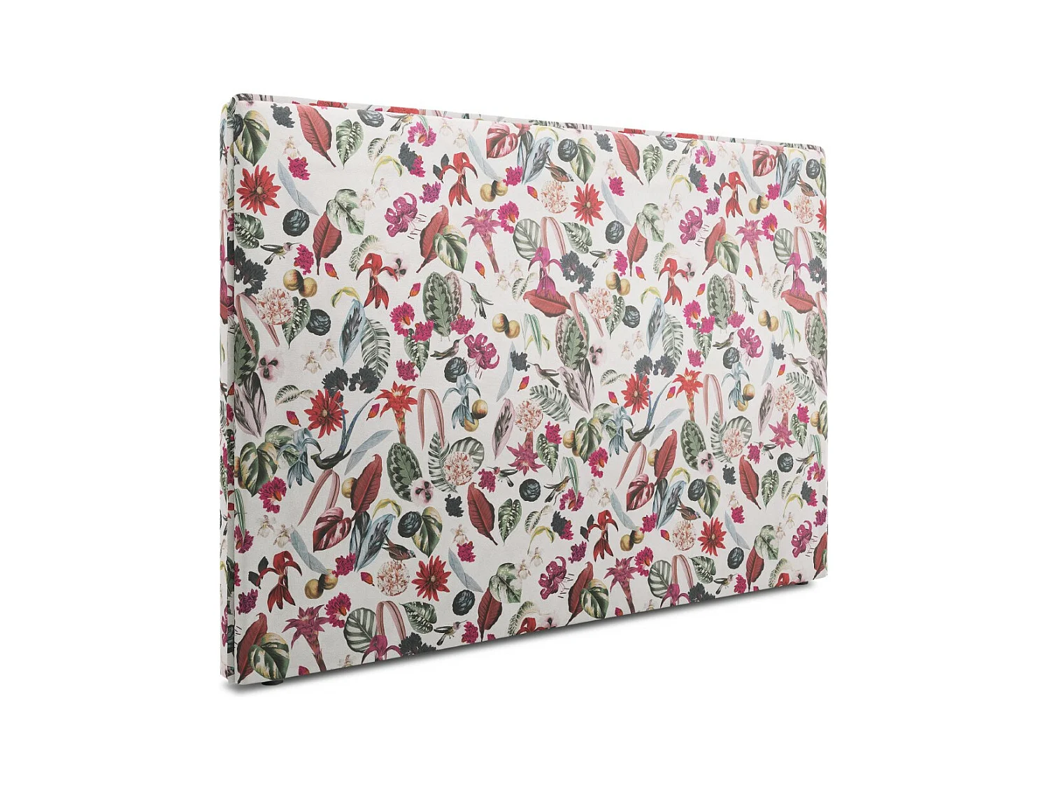 CXL by Christian Lacroix - Tête de lit "Provence" 140x120cm en velours motif tropical - 140x8x120cm