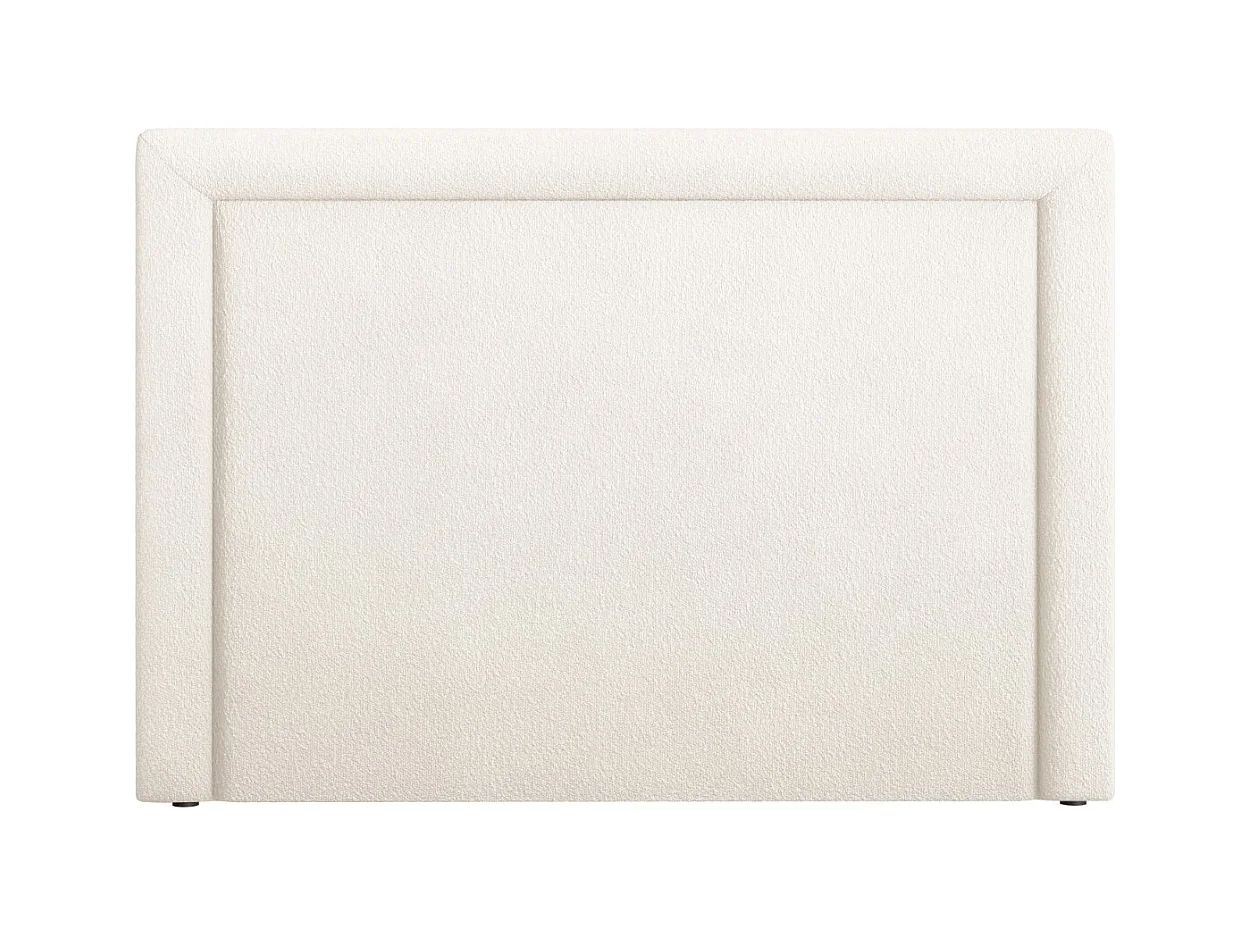 CXL by Christian Lacroix - Tête de lit "Marie" 140x120cm en bouclé beige - 140x8x120cm