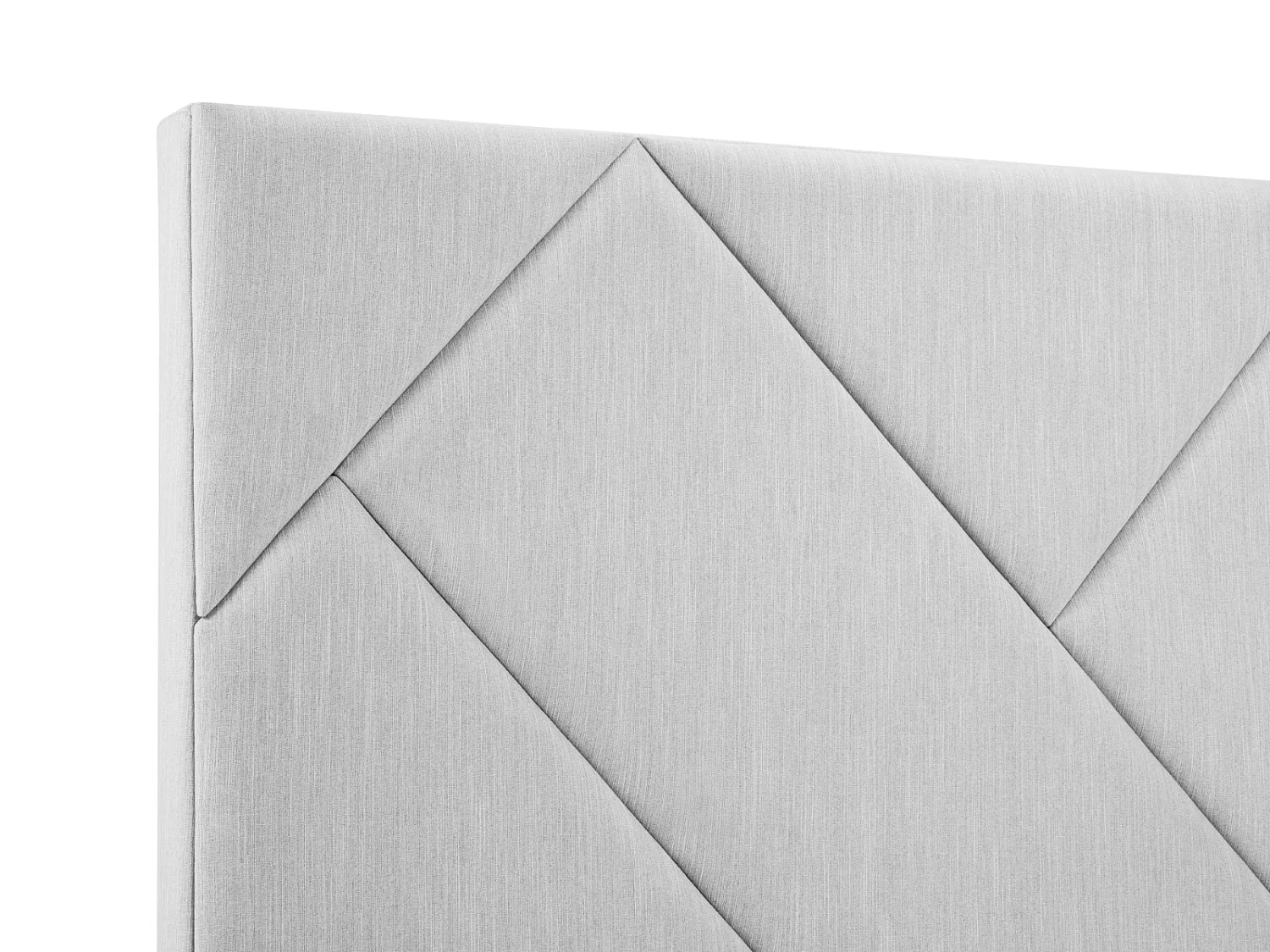 CXL by Christian Lacroix - Tête de lit "Alpilles" 180x120cm en tissu structurel gris clair - 180x8x120cm