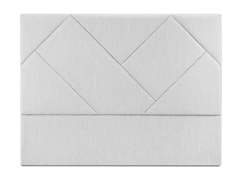 CXL by Christian Lacroix - Tête de lit "Alpilles" 180x120cm en tissu structurel gris clair - 180x8x120cm