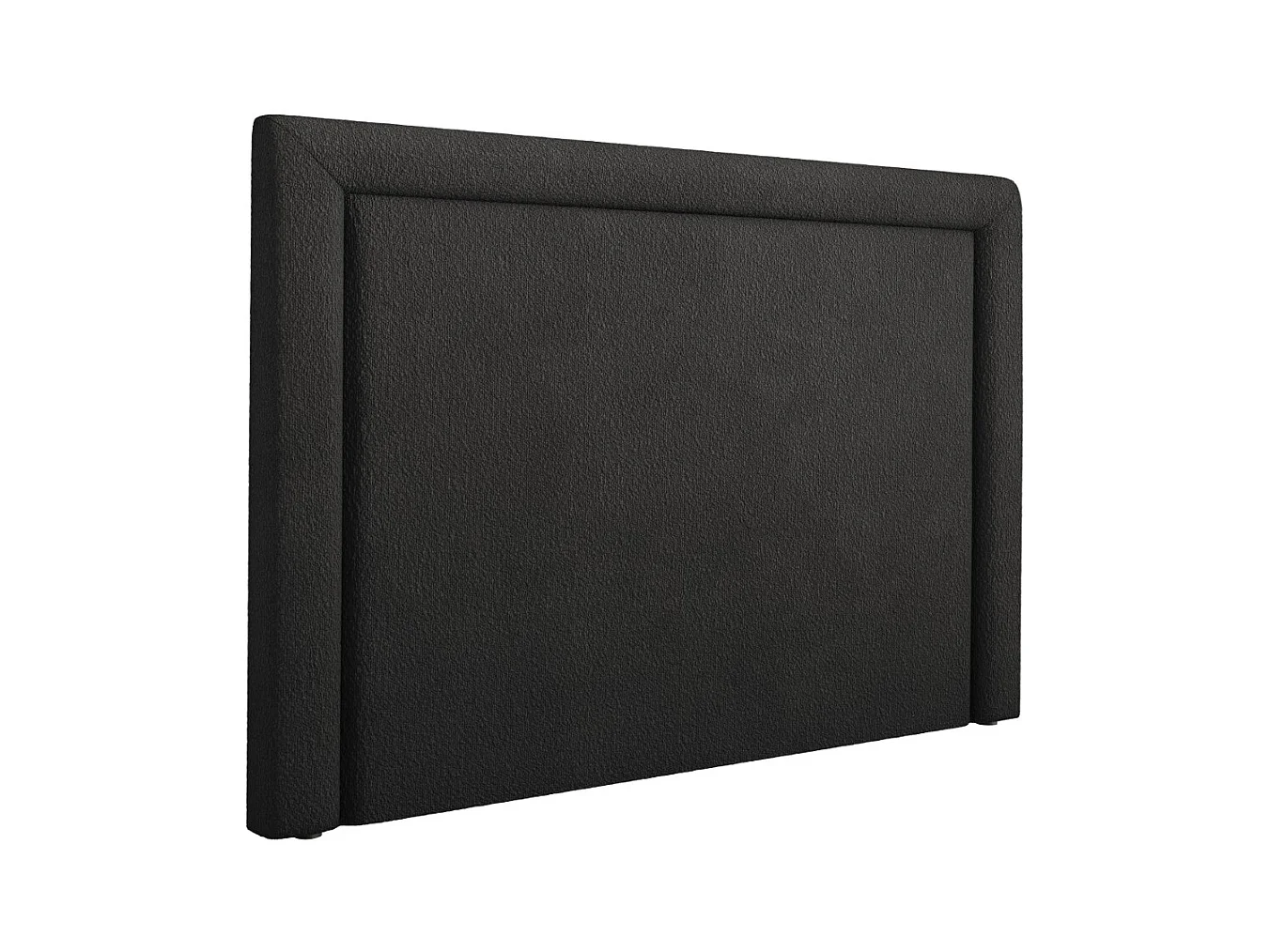 CXL by Christian Lacroix - Tête de lit "Marie" 140x120cm en bouclé noir - 140x8x120cm