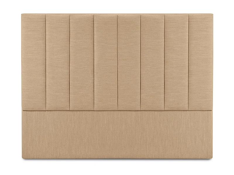 CXL by Christian Lacroix - Tête de lit "Camargue" 180x120cm en tissu structurel beige - 180x8x120cm