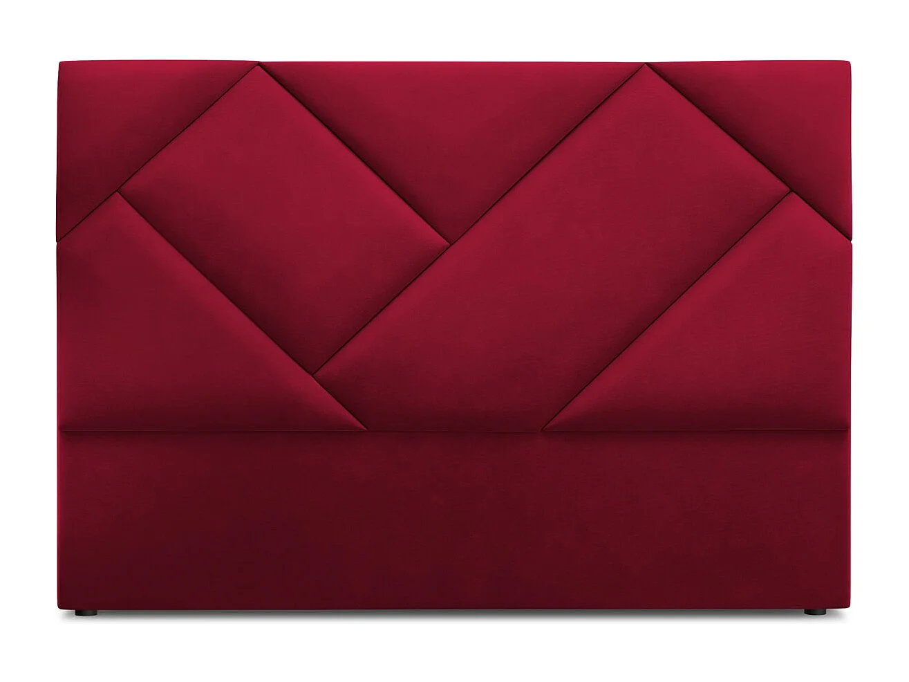 CXL by Christian Lacroix - Hoofdeinde "Alpilles" 140x120cm, Flueel, Rood - 140x8x120cm