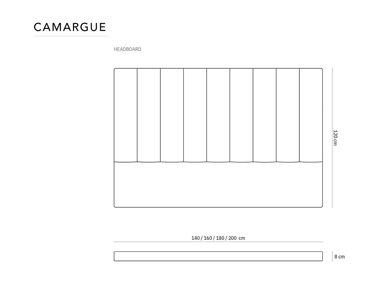 CXL by Christian Lacroix - Kopfteil "Camargue" Sitzer aus Samt tropisches-motiv - 180x8x120cm
