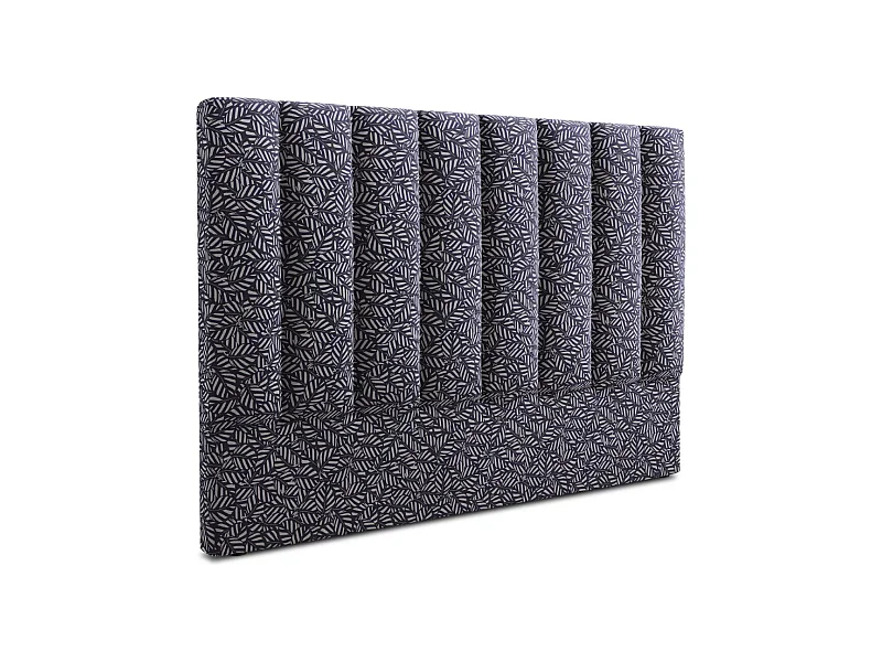 CXL by Christian Lacroix - Zagłówek, "Camargue" 180x120cm welur, granatowy wzór - 180x8x120cm