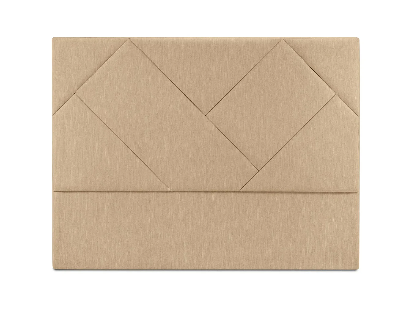 CXL by Christian Lacroix - Hoofdeinde "Alpilles" 160x120cm, Structurele stof, Beige - 160x8x120cm