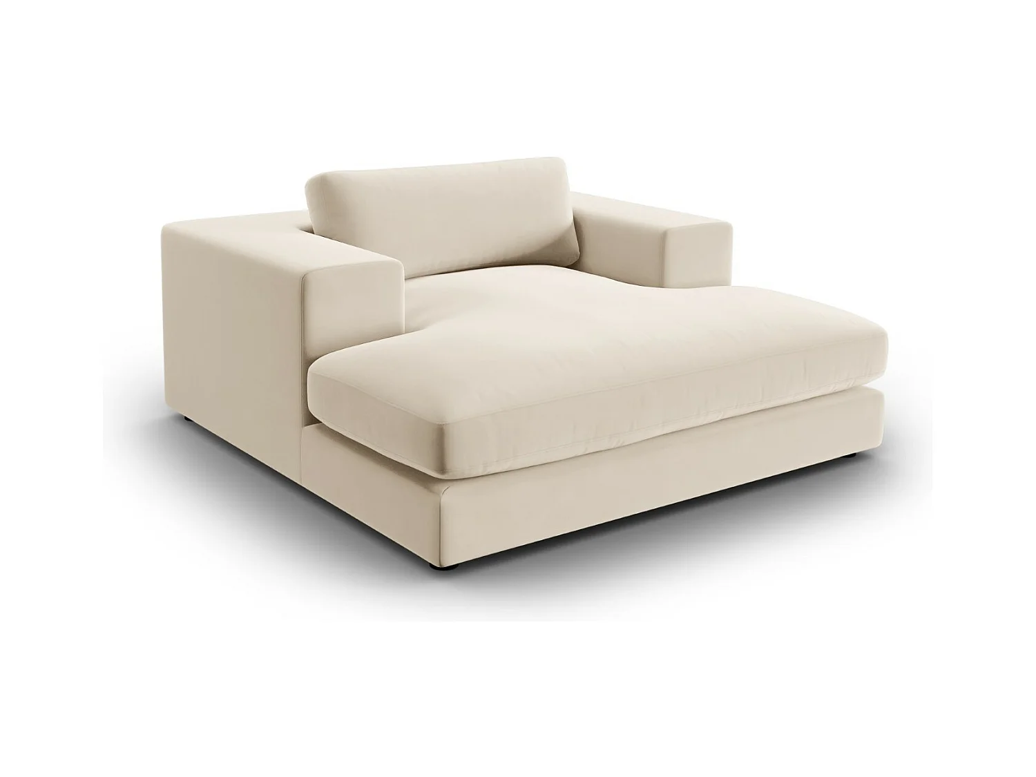 CXL by Christian Lacroix - Chaise longue "Tendance" Flueel, Beige - 156x140x72cm