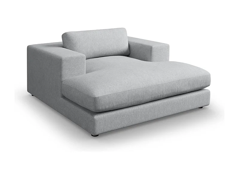 CXL by Christian Lacroix - Cama de dia "Tendance" em tecido estrutural cinza claro - 156x140x72cm