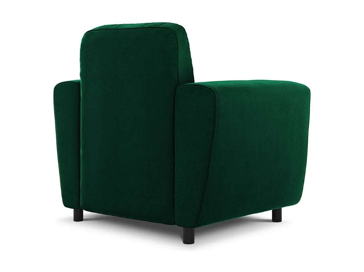 CXL by Christian Lacroix - Fauteuil "Audra" en velours vert bouteille - 87x82x83cm