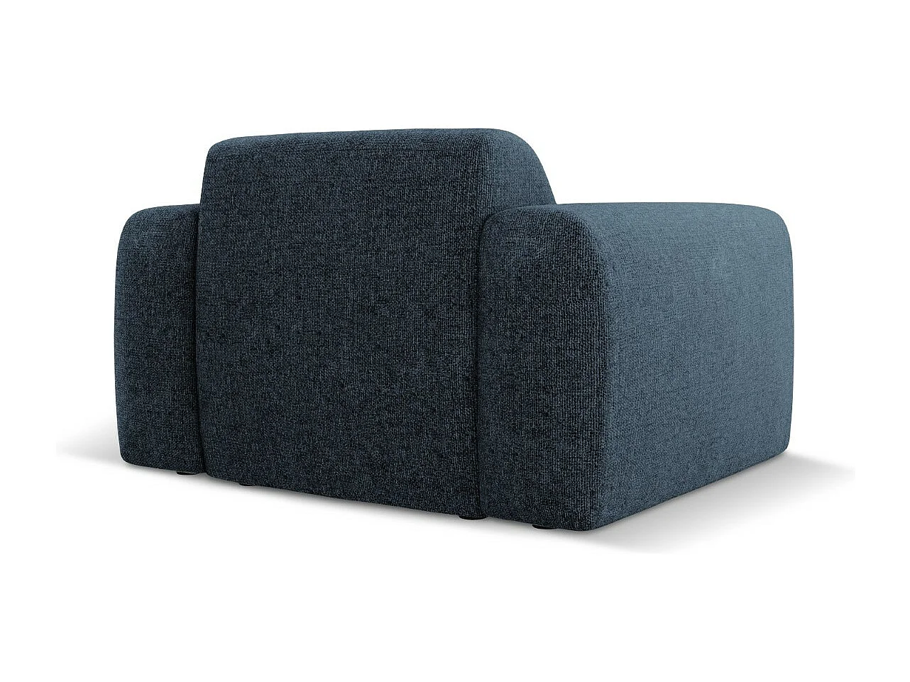 Cosmopolitan Design - Fotel, "Nolio" 2 miejsca szenil, błękit królewski - 105x95x72cm