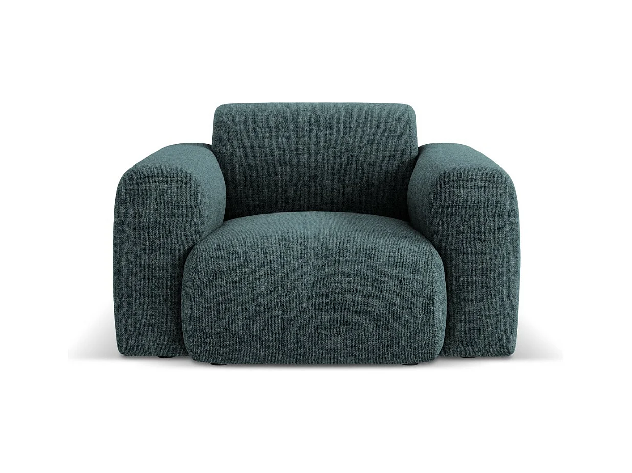 Cosmopolitan Design - Fauteuil "Nolio" 2 zitplaatsen, Chenille, Olie - 105x95x72cm