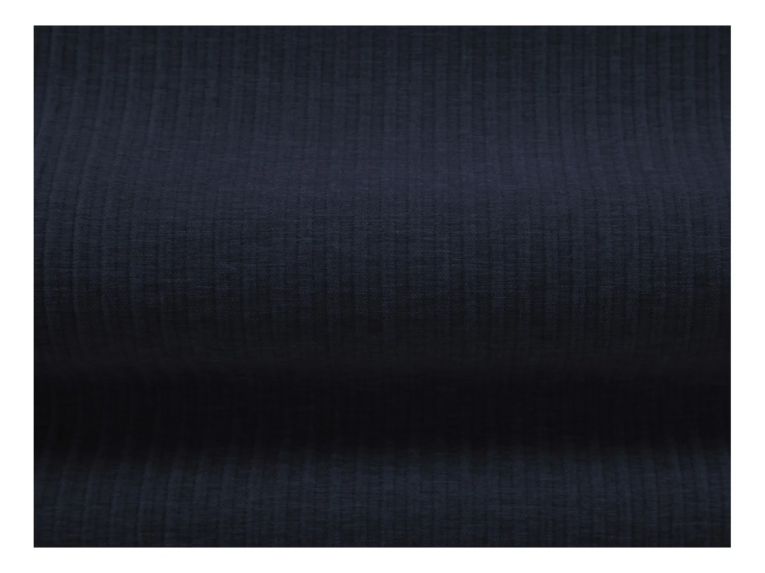 Cosmopolitan Design - Fauteuil "Arendal" Chenille met ribbeleffect, Koningsblauw - 124x102x70cm