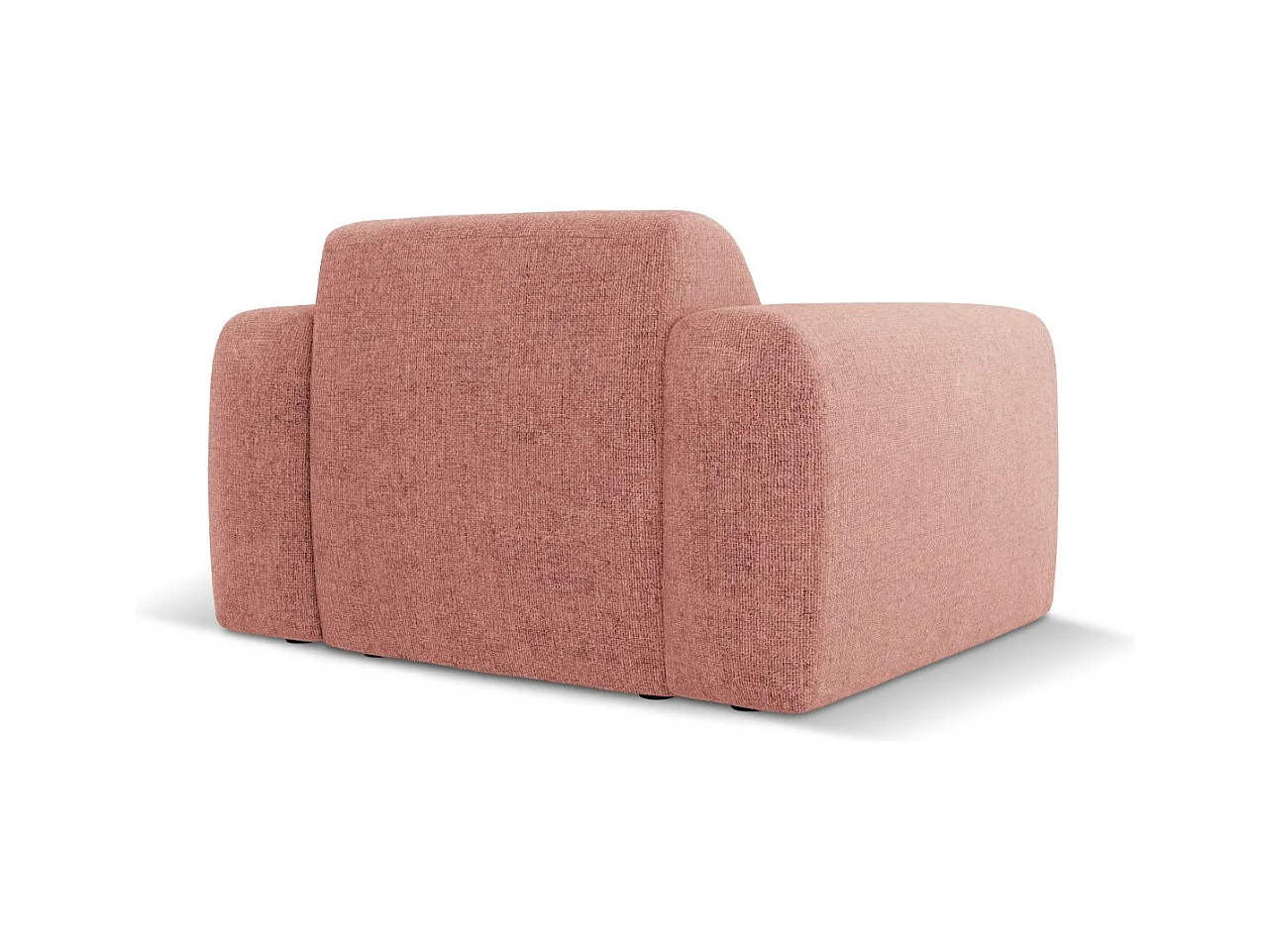 Cosmopolitan Design - Fotel, "Nolio" 2 miejsca szenil, róż - 105x95x72cm