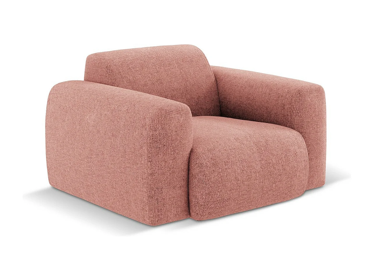 Cosmopolitan Design - Fotel, "Nolio" 2 miejsca szenil, róż - 105x95x72cm