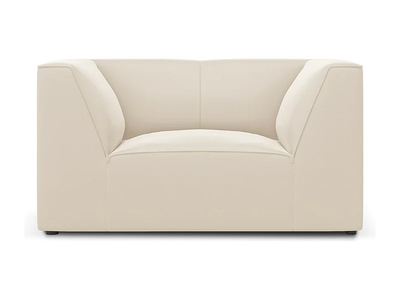 CXL by Christian Lacroix - Sessel "Charles" Sitzer aus Samt beige - 120x92x69cm