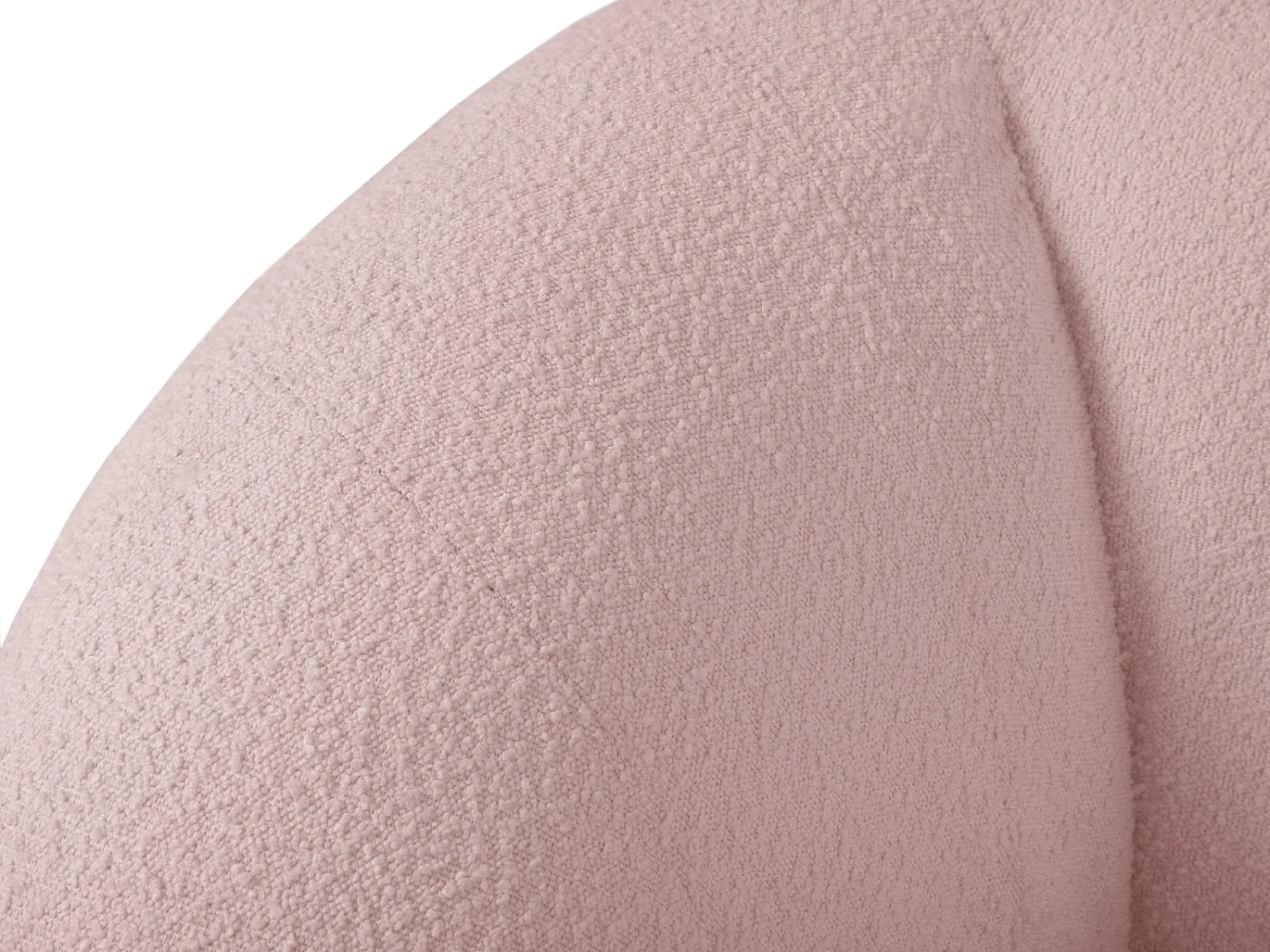 Cosmopolitan Design - Sessel "Essen" aus Boucle puderrosa - 130x95x86cm