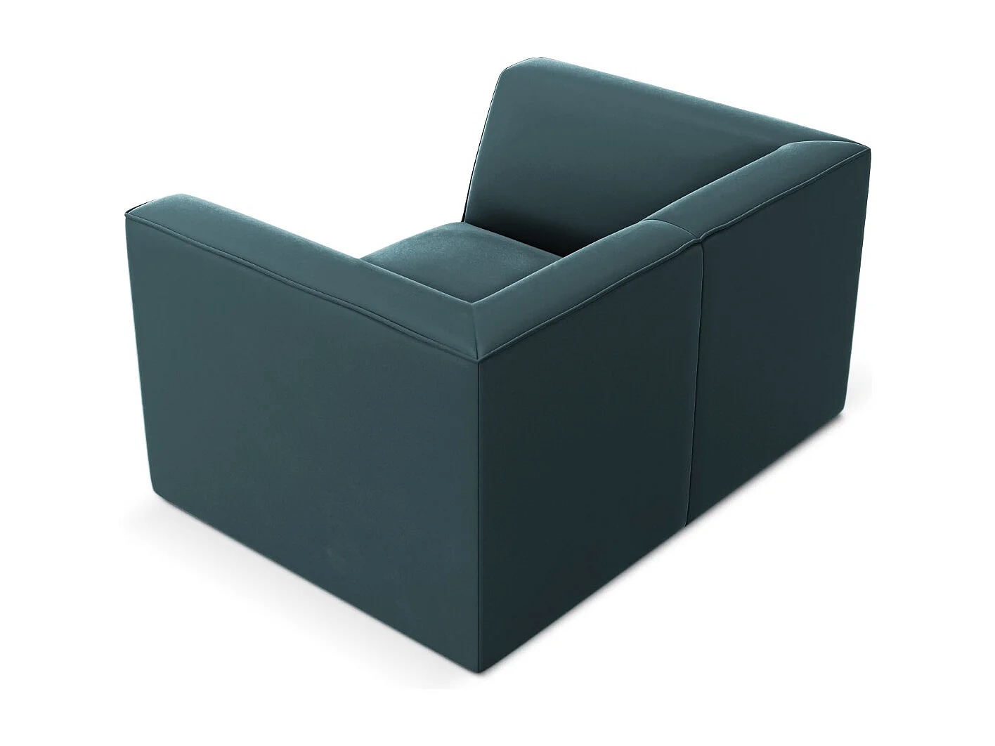 CXL by Christian Lacroix - Sessel "Charles" Sitzer aus Samt blau - 120x92x69cm