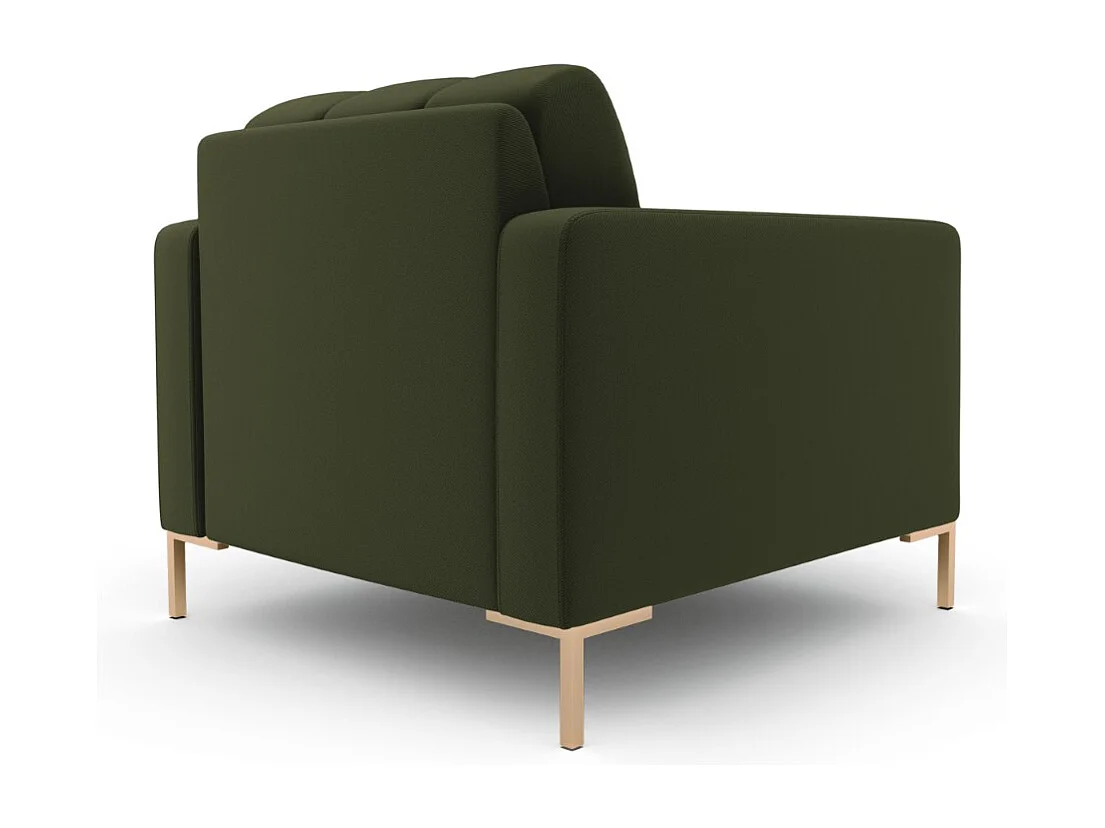 Cosmopolitan Design - Sillón "Bali" de tejido estructural verde - 87x92x75cm