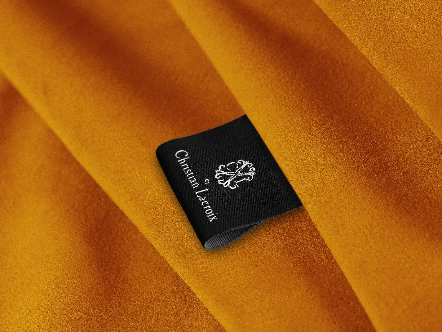 CXL by Christian Lacroix - Sillón "Audra" de terciopelo amarillo - 87x82x83cm