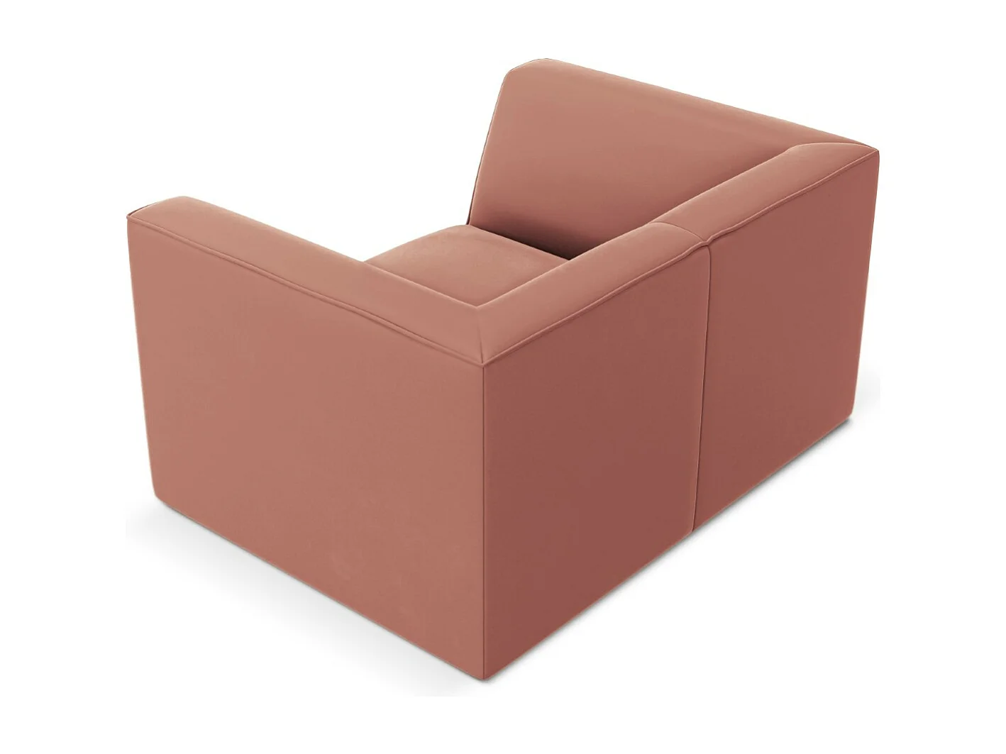 CXL by Christian Lacroix - Sessel "Charles" Sitzer aus Samt rosa - 120x92x69cm