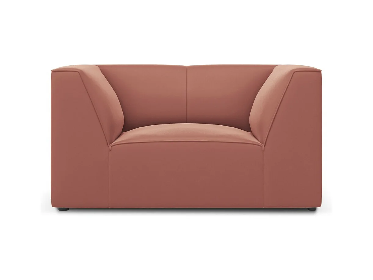 CXL by Christian Lacroix - Fauteuil "Charles" Flueel, Roze - 120x92x69cm