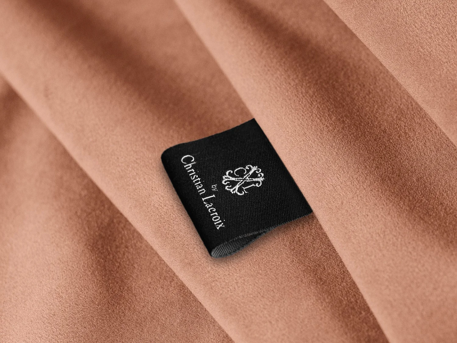 CXL by Christian Lacroix - Fauteuil "Audra" en velours rose - 87x82x83cm