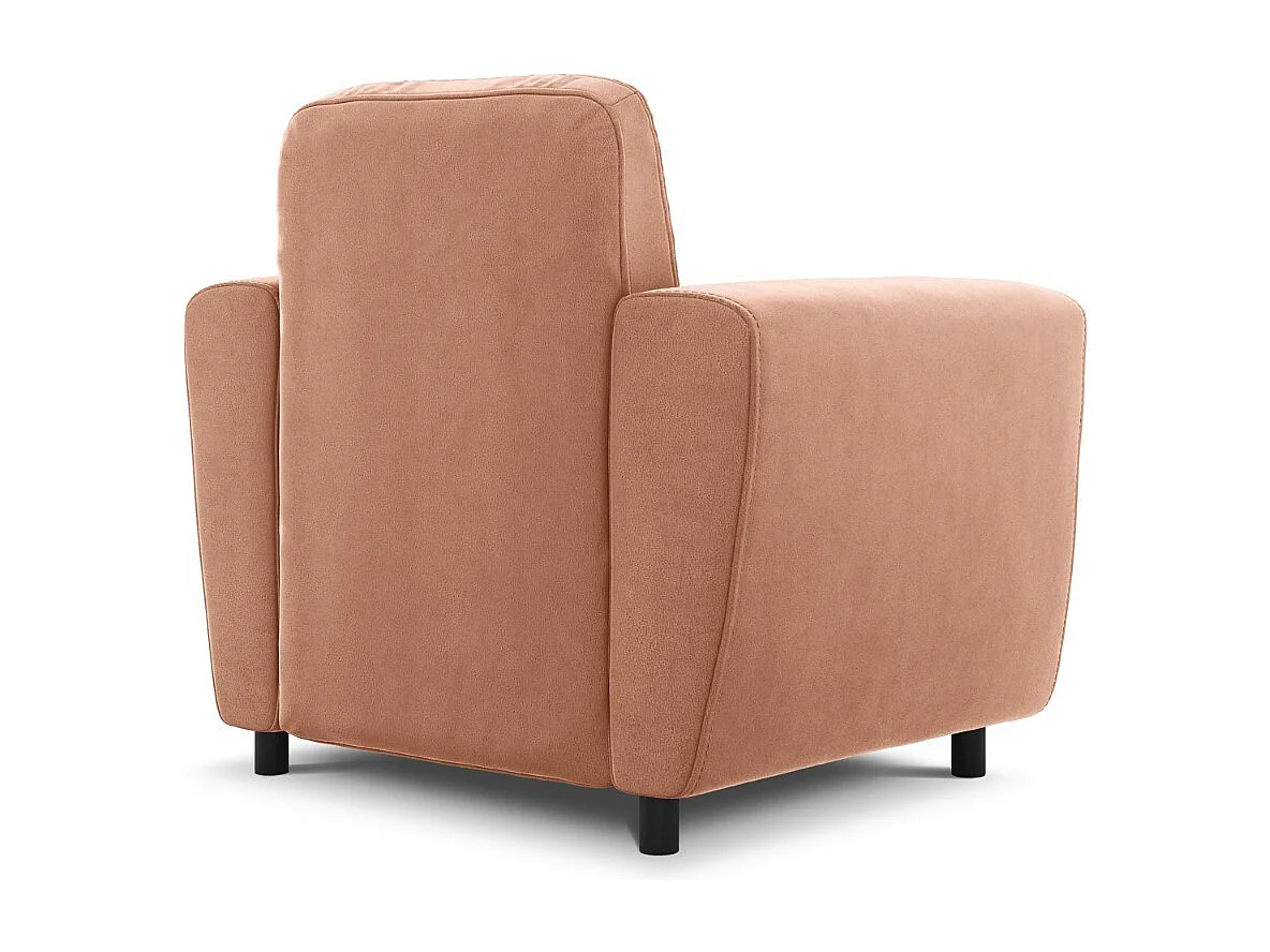 CXL by Christian Lacroix - Fauteuil "Audra" en velours rose - 87x82x83cm