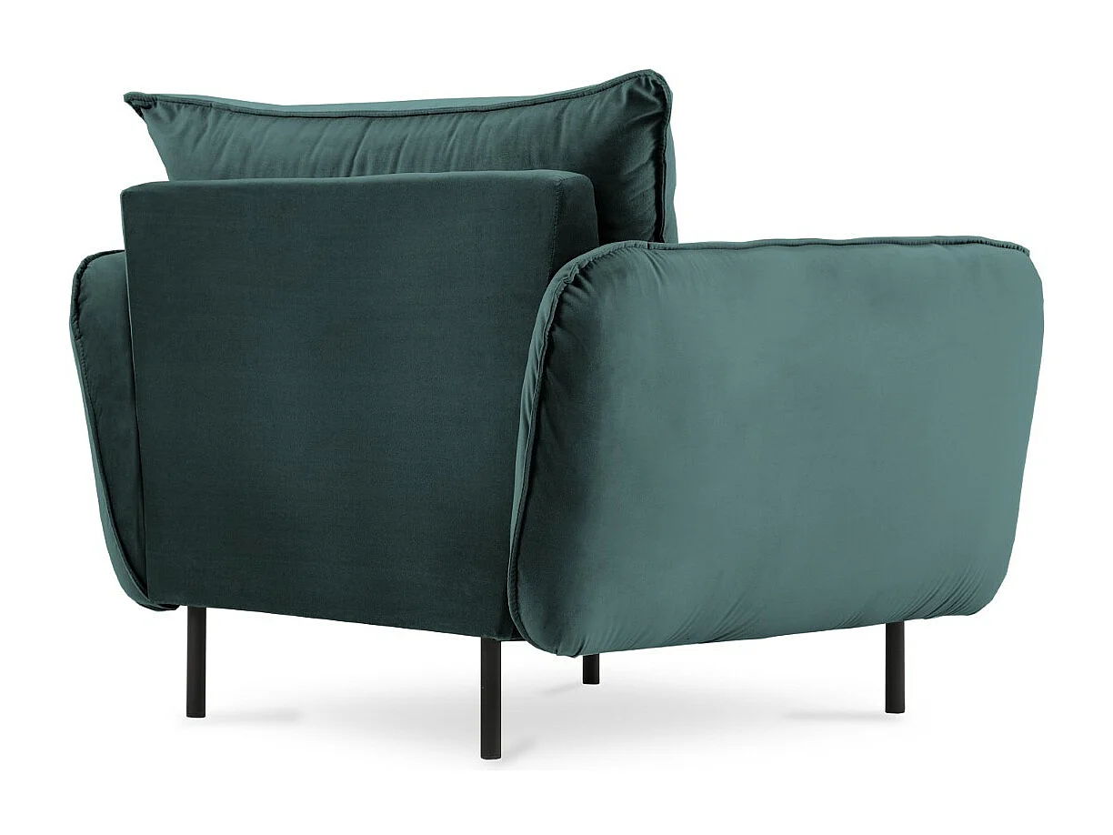 Cosmopolitan Design - Fauteuil "Vienna" Flueel, Olie - 97x94x95cm