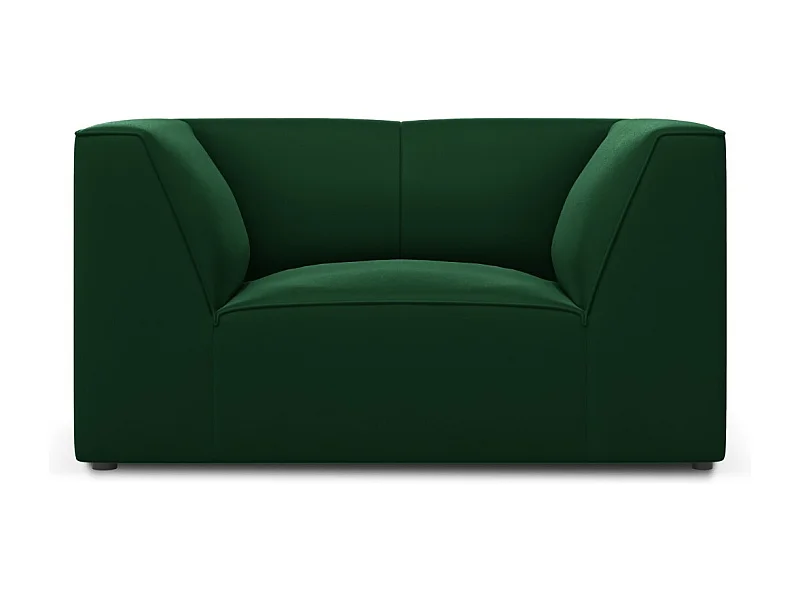 CXL by Christian Lacroix - Fauteuil "Charles" en velours vert - 120x92x69cm