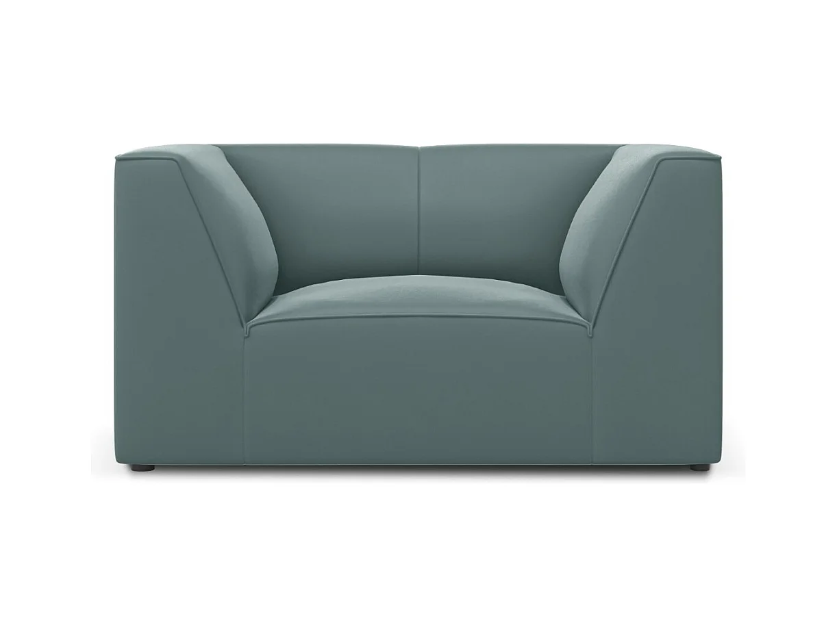 CXL by Christian Lacroix - Fauteuil "Charles" en velours menthe - 120x92x69cm