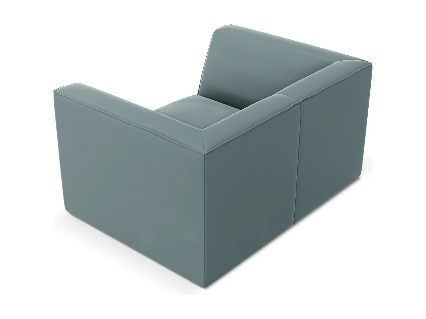 CXL by Christian Lacroix - Fauteuil "Charles" en velours menthe - 120x92x69cm