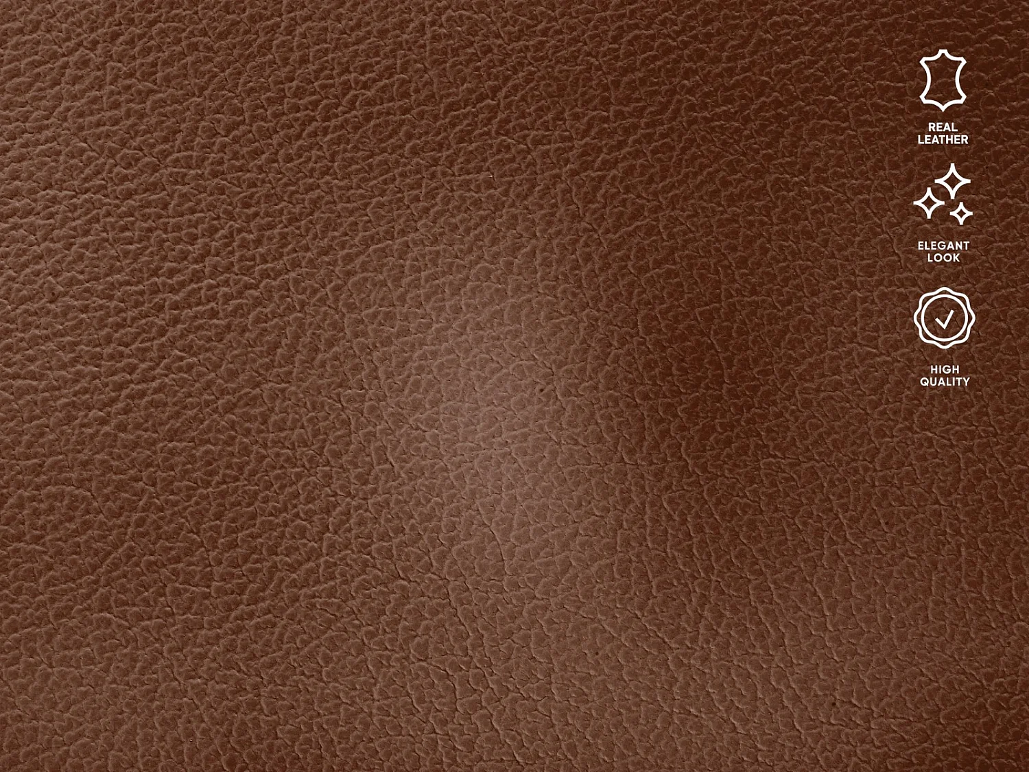 CXL by Christian Lacroix - Méridienne gauche "Olivier" en cuir véritable marron - 171x100x87cm