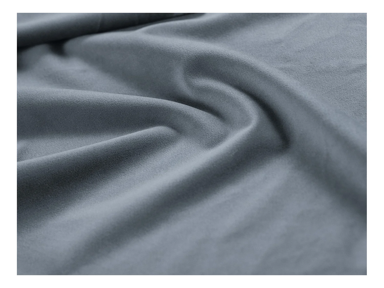 Cosmopolitan Design - Méridienne droite "Vienna" en velours bleu clair - 170x110x95cm