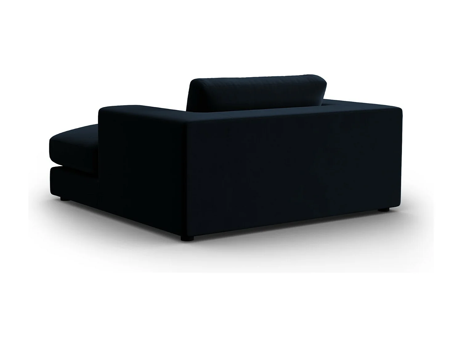 CXL by Christian Lacroix - Chaise longue "Tendance" in velluto blu scuro - 156x140x72cm