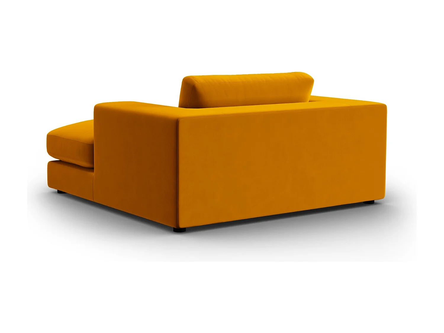 CXL by Christian Lacroix - Cama de dia "Tendance" em veludo dourado - 156x140x72cm