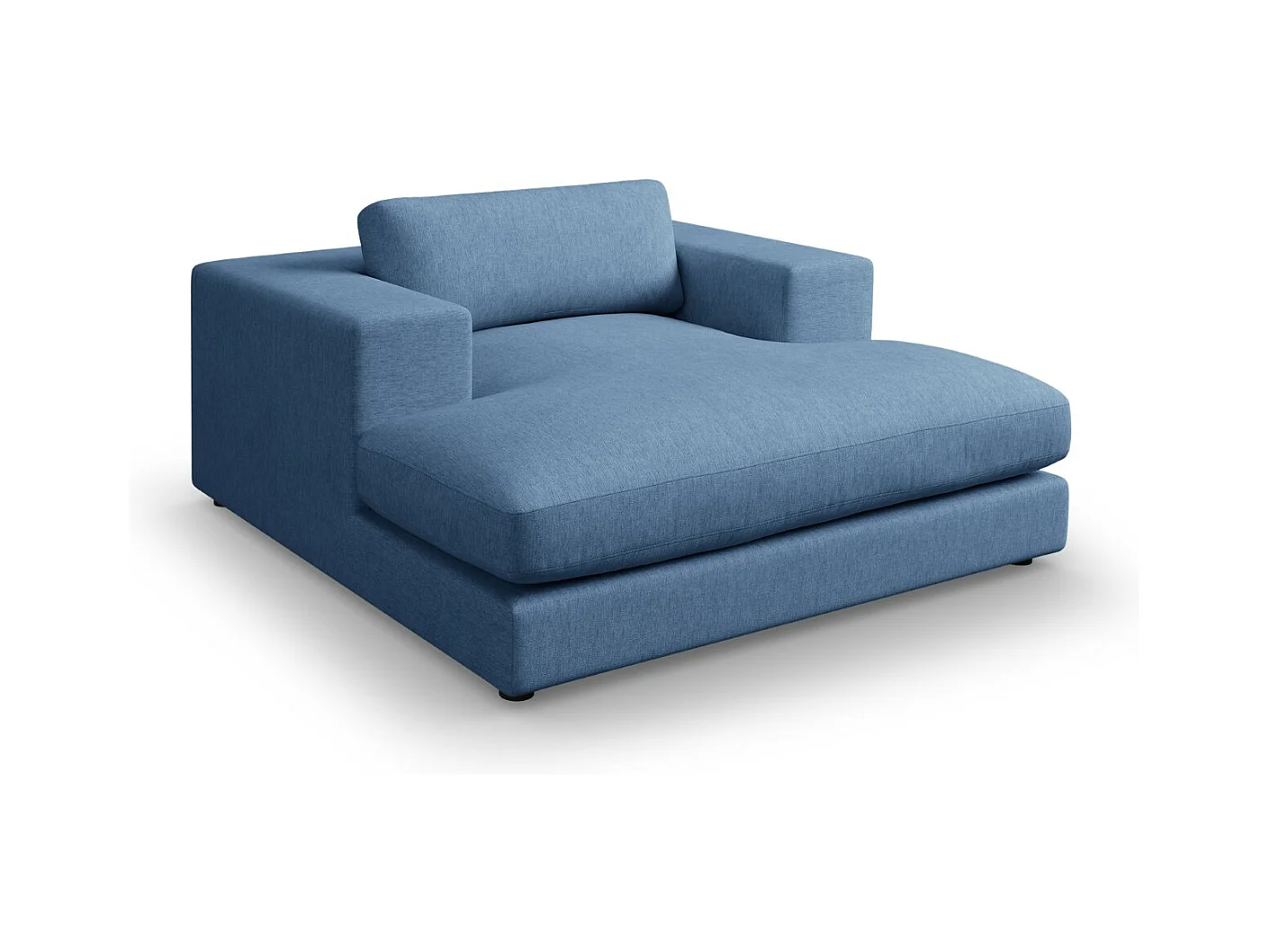 CXL by Christian Lacroix - Chaise longue "Tendance" Structurele stof, Donkerblauw - 156x140x72cm