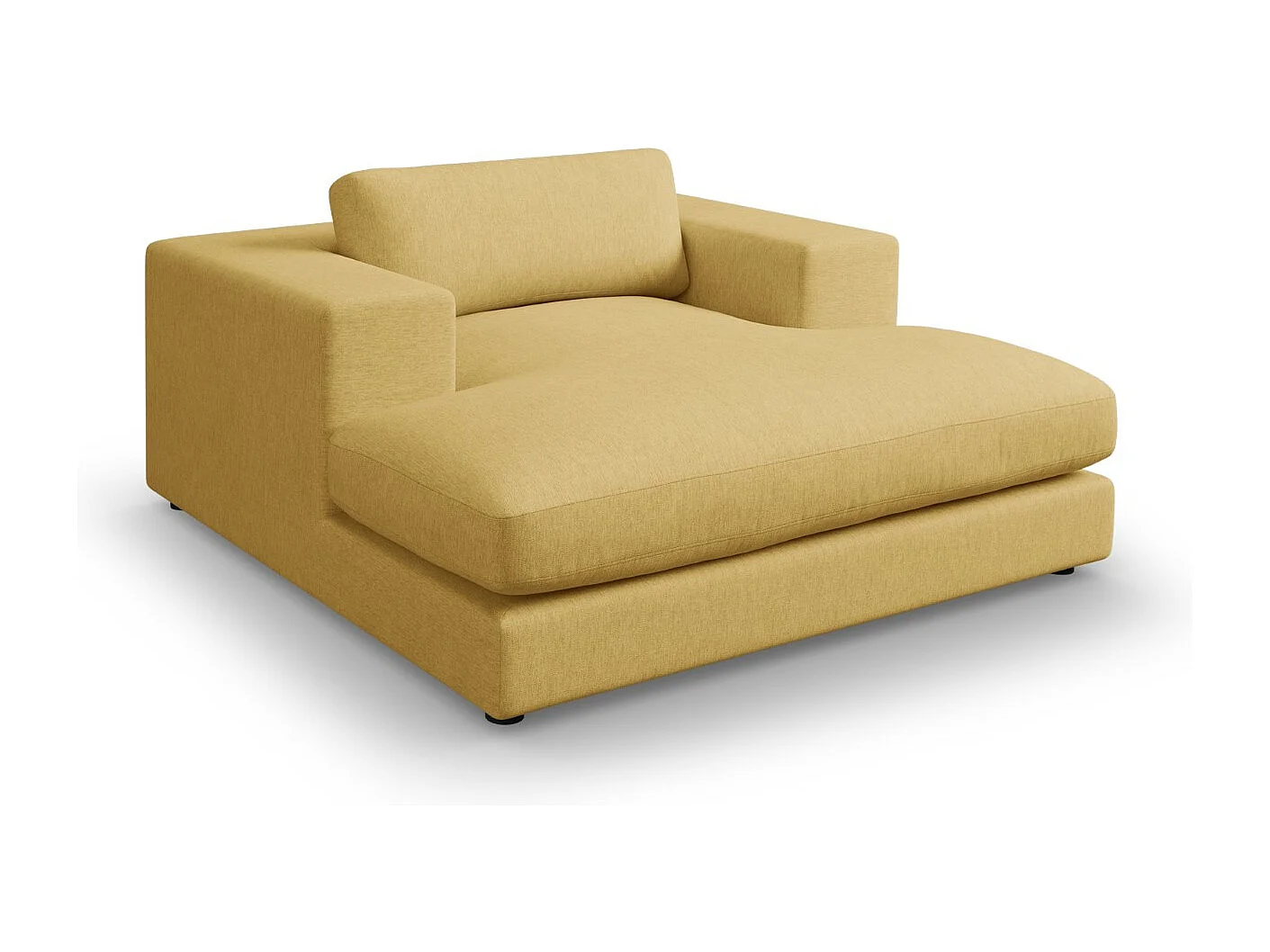 CXL by Christian Lacroix - Chaise longue "Tendance" de tejido estructural amarillo - 156x140x72cm