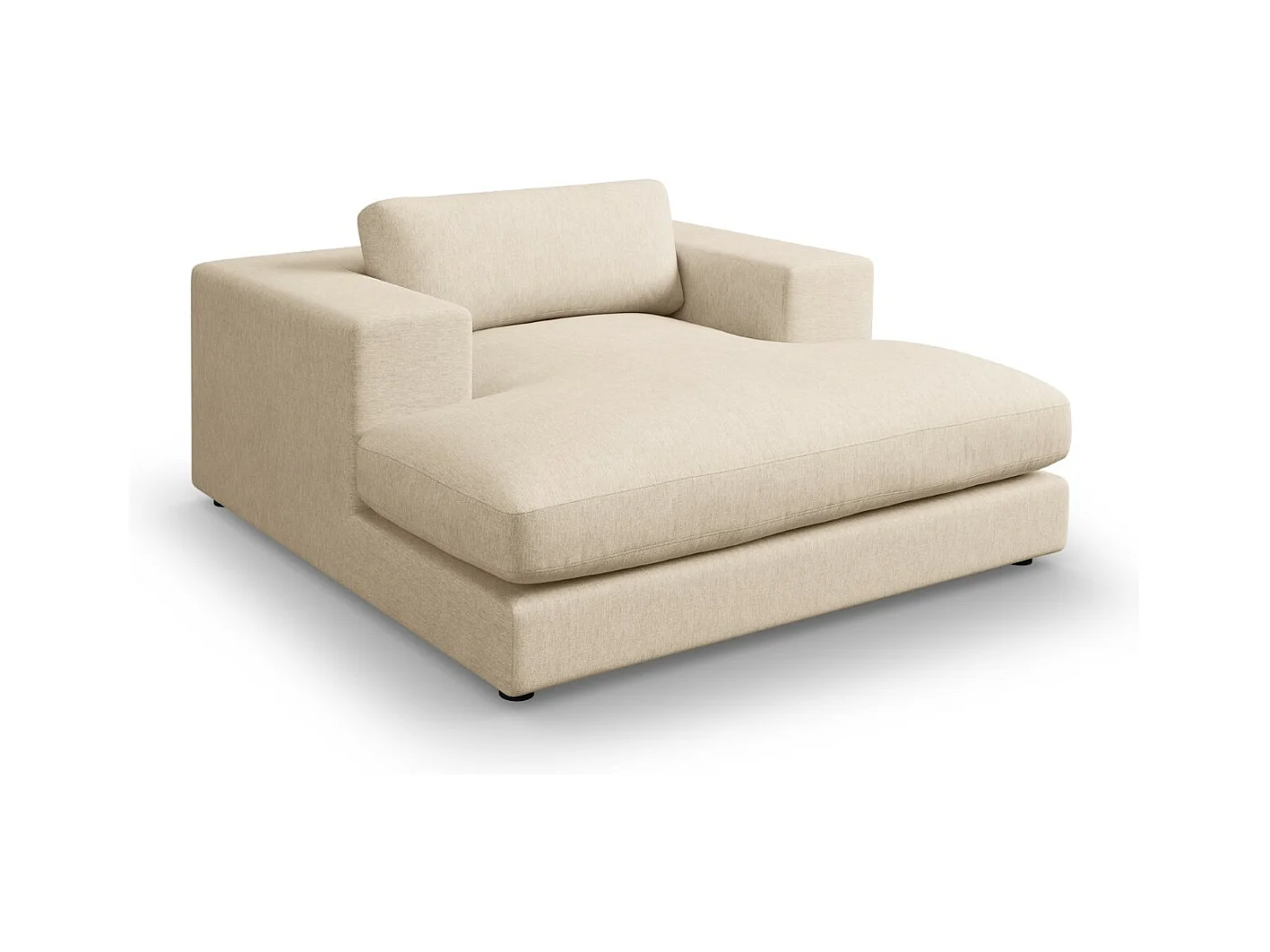 CXL by Christian Lacroix - Chaise longue "Tendance" Structurele stof, Beige - 156x140x72cm