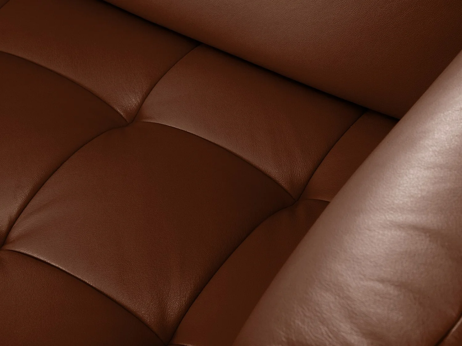 CXL by Christian Lacroix - Szezlong bok prawy, "Olivier" skóra naturalna, brązowy - 171x100x87cm