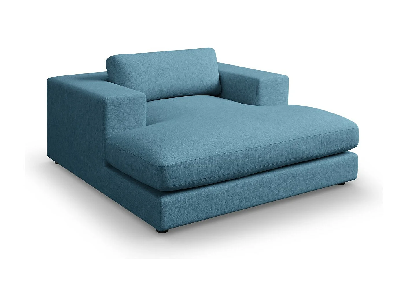 CXL by Christian Lacroix - Chaise longue "Tendance" Structurele stof, Blauw - 156x140x72cm